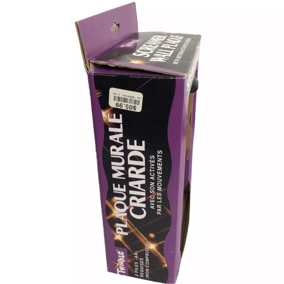 Vintage Scream Motion Activated Halloween Decoration Wall Plaque Ghostface 1996 - Picture 3 of 8